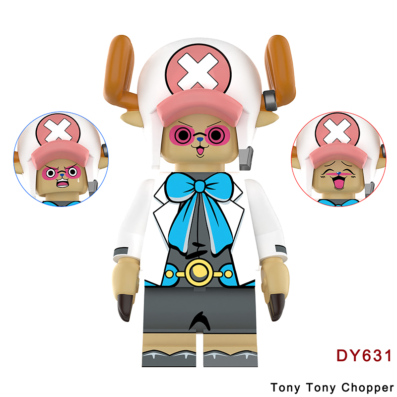 DY605-634 Animation One Piece Nika Luffy Sanji Ace Minifigs Assembling Action Figures Yamato Perona Building Blocks Children Toys