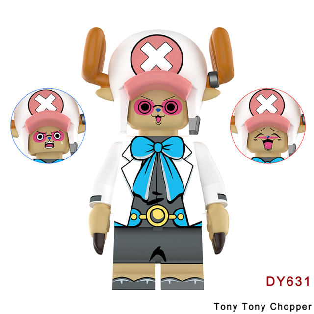 DY605-634 Animation One Piece Nika Luffy Sanji Ace Minifigs Assembling Action Figures Yamato Perona Building Blocks Children Toys