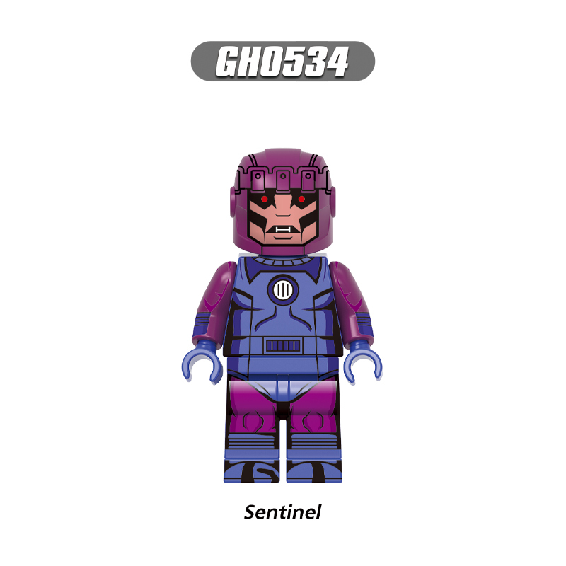G0167 Marvel Superhero Morph Magneto Action Figures Building Blocks DC Comics Sunspot Bishop Model Blocks Children Toys Gifts