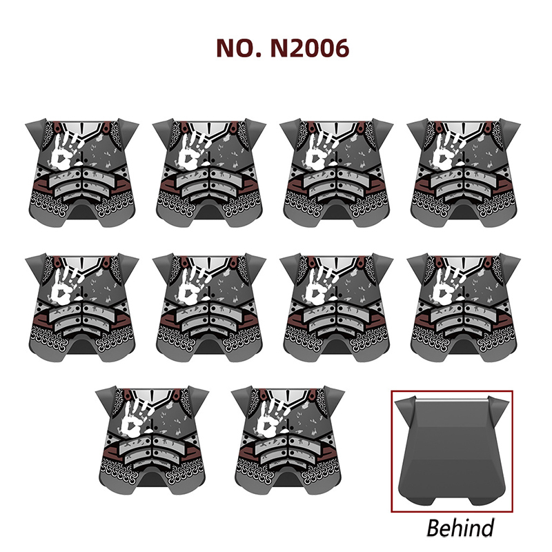 MOC Medieval Red Lion Black Eagle Knights Armor Building Block Military Castle Soldier Figures Accessories Weapons Children Gift Toy