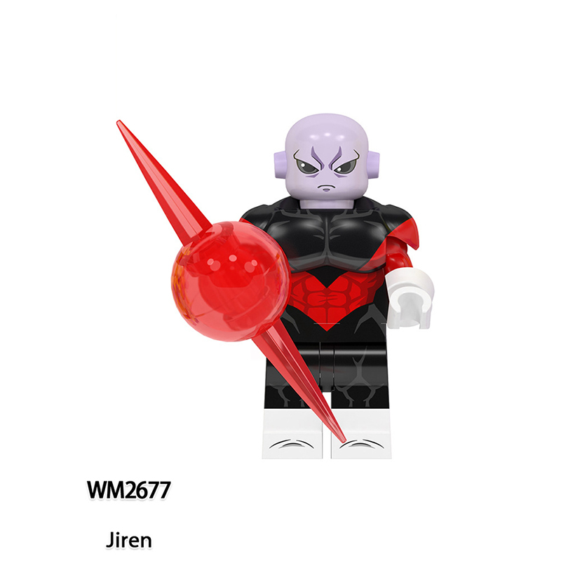 WM6178 Japan Anime Goku Black Building Blocks Jiren Master Roshi Minifigs Gogeta Son Gohan Action Figures Children Gifts Toys