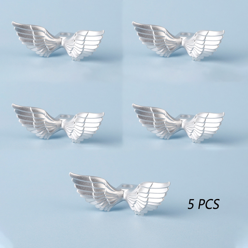 MOC Angle Chrome Golden Wings Building Blocks Kit Plating Shiny Feather Animals Flying Horse Blocks Assemble Toys Compatible