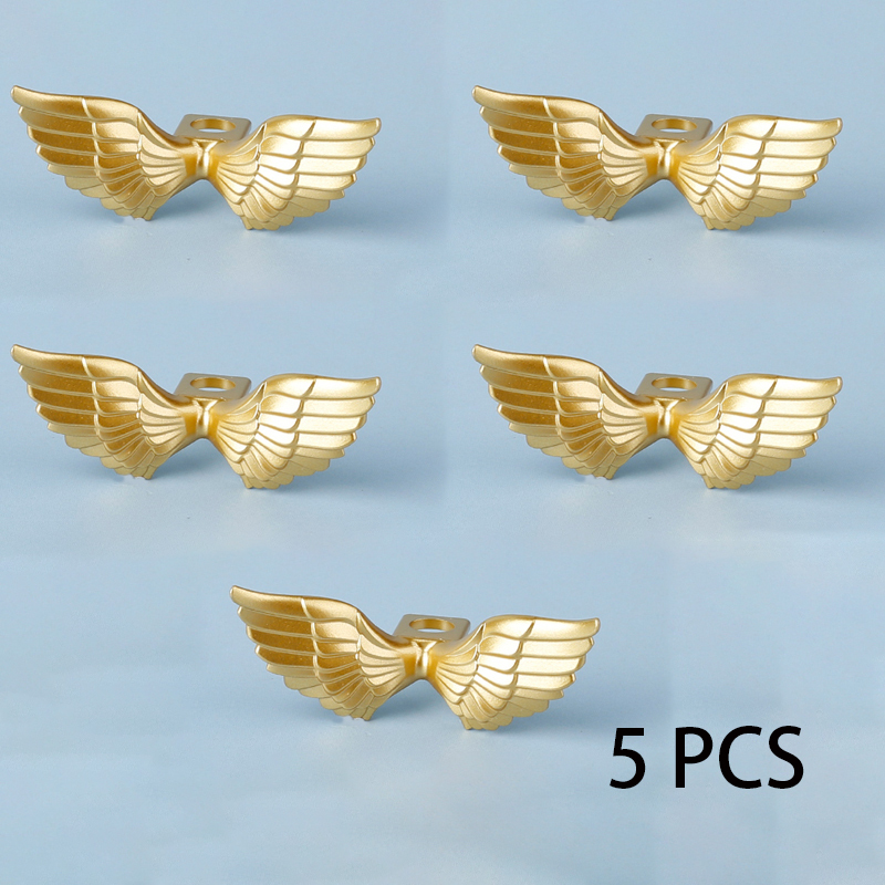 MOC Angle Chrome Golden Wings Building Blocks Kit Plating Shiny Feather Animals Flying Horse Blocks Assemble Toys Compatible