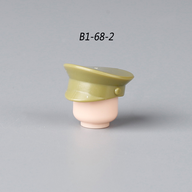 WW1 WW2 Soliders Senior General Caps Building Blocks Military Army Sailor Hat Weapons Minifigs Helmets Headgear Hats Bricks Toys
