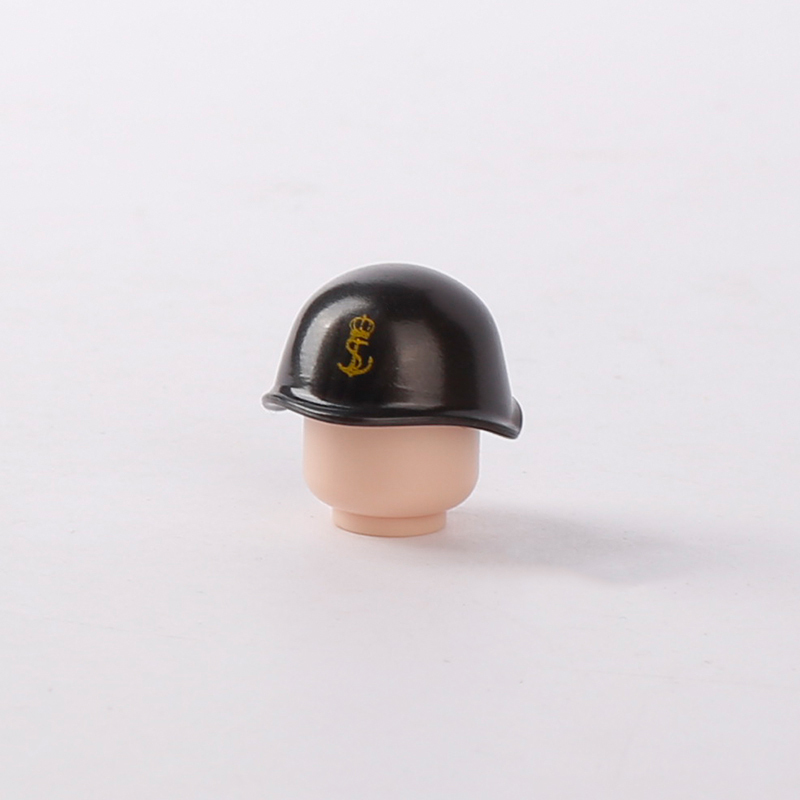 MOC WW2 Military Italian Navy Hat Caps Building Blocks Military Army Soliders Weapons Minifigs Helmets Headgear Hats Bricks Toys