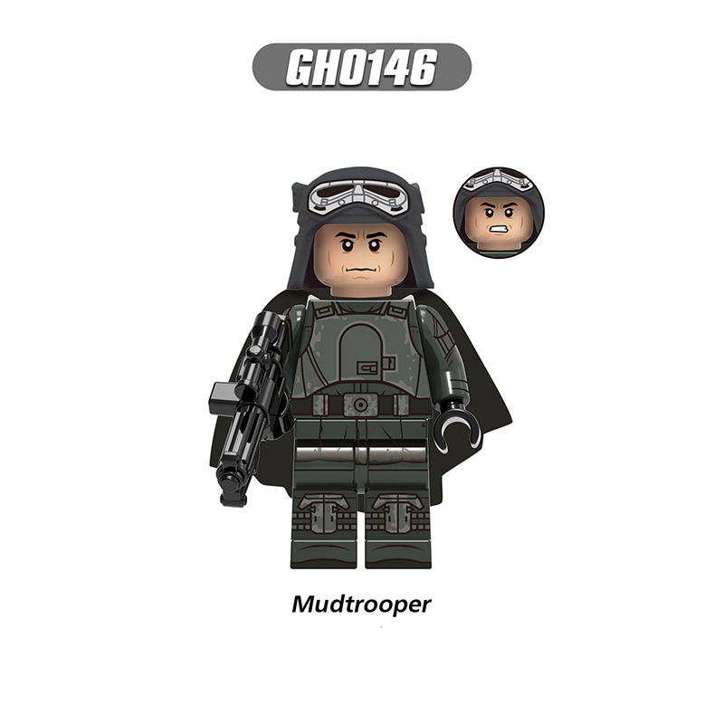 G0119 Star Wars Series Mudtroopers Captain Minifigs Building Blocks Mimban Stormtrooper Leipa Action Figures Children Gifts Toys