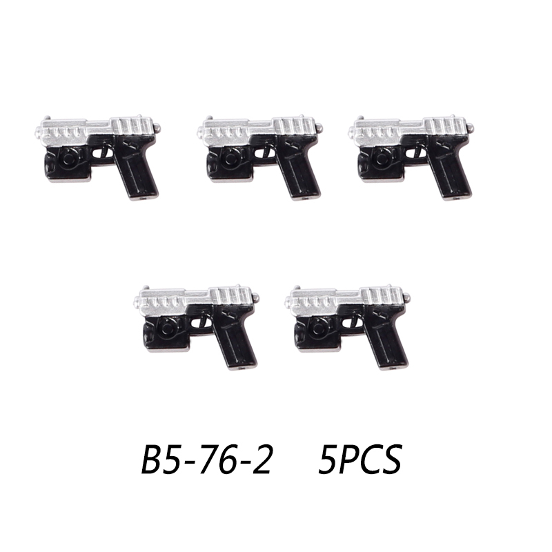 MOC SWAT Weapons Building Blocks Kit Gun Laptop Computer Pistol Walkie Talkie Glock Flash Bomb Soldiers Equipment Bricks Toys