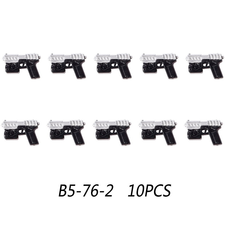 MOC SWAT Weapons Building Blocks Kit Gun Laptop Computer Pistol Walkie Talkie Glock Flash Bomb Soldiers Equipment Bricks Toys