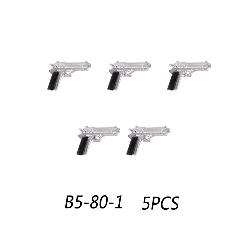 MOC SWAT Weapons Building Blocks Kit Gun Laptop Computer Pistol Walkie Talkie Glock Flash Bomb Soldiers Equipment Bricks Toys