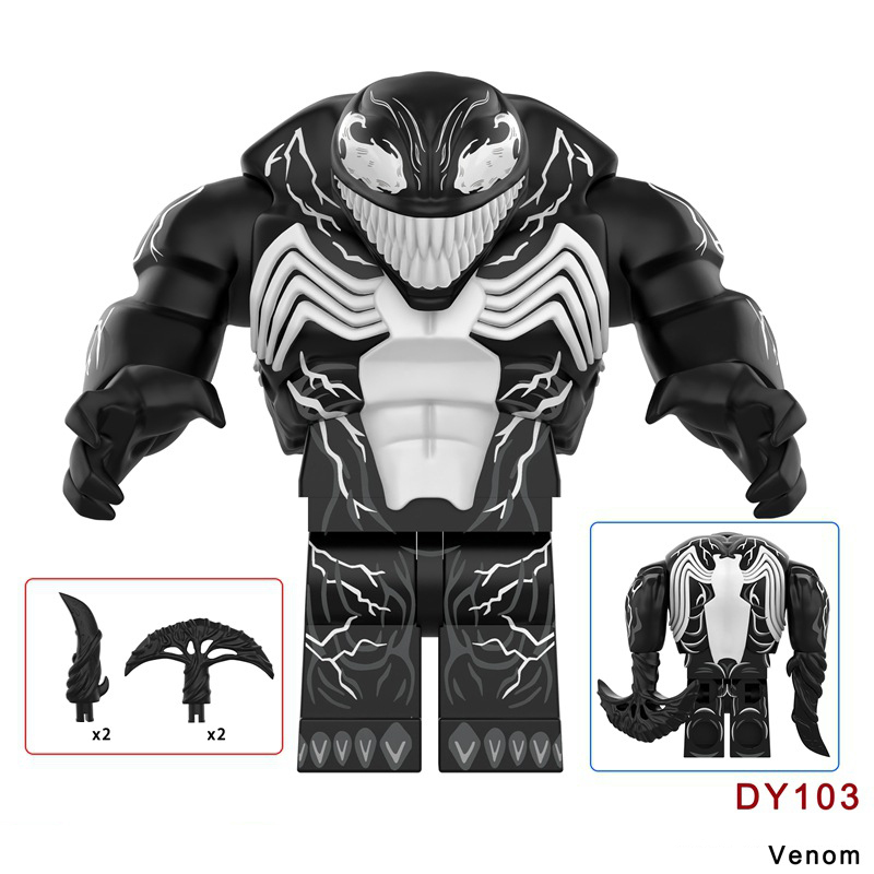DY101-104 DC Comics Marvel Series Venom Action Figure Collection Model Anti Minifigs Building Blocks Children Toys Gifts Boys