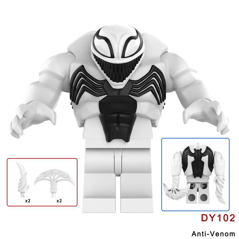 DY101-104 DC Comics Marvel Series Venom Action Figure Collection Model Anti Minifigs Building Blocks Children Toys Gifts Boys