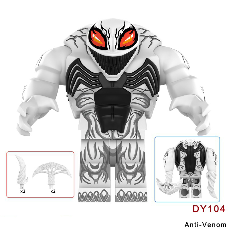 DY101-104 DC Comics Marvel Series Venom Action Figure Collection Model Anti Minifigs Building Blocks Children Toys Gifts Boys