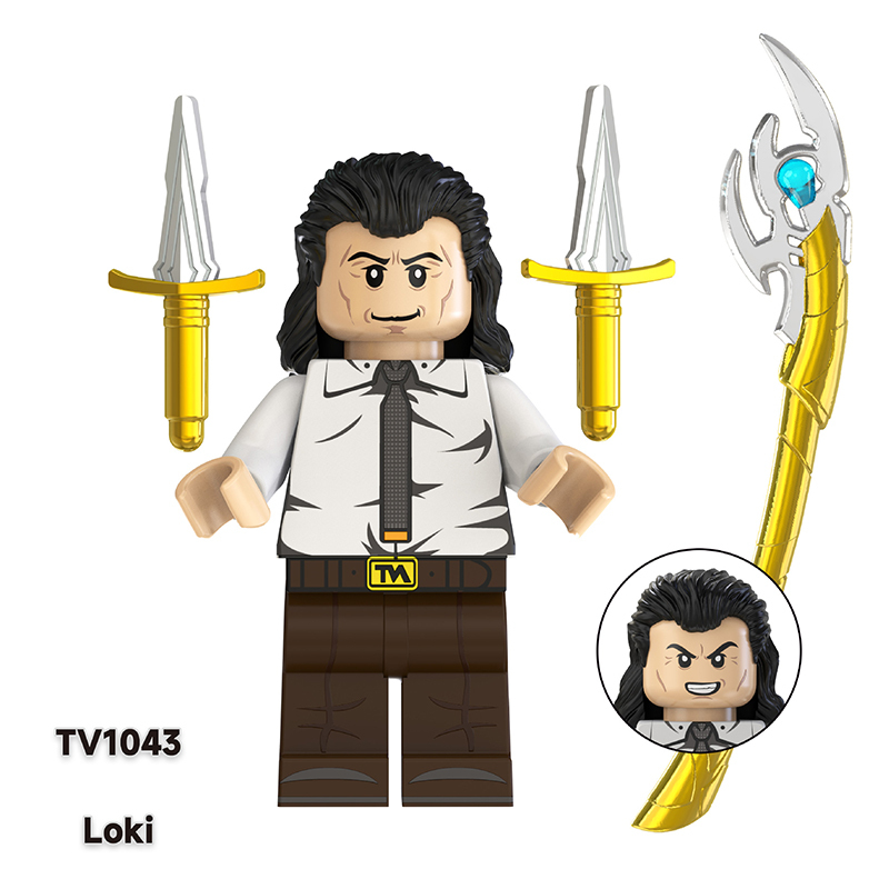 TV6206 Marvel DC Comics Loki Superhero Minifig Building Blocks Iron Man Action Figures Collection Toy Children Gifts Compatible