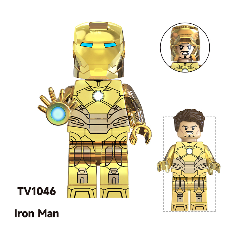 TV6206 Marvel DC Comics Loki Superhero Minifig Building Blocks Iron Man Action Figures Collection Toy Children Gifts Compatible