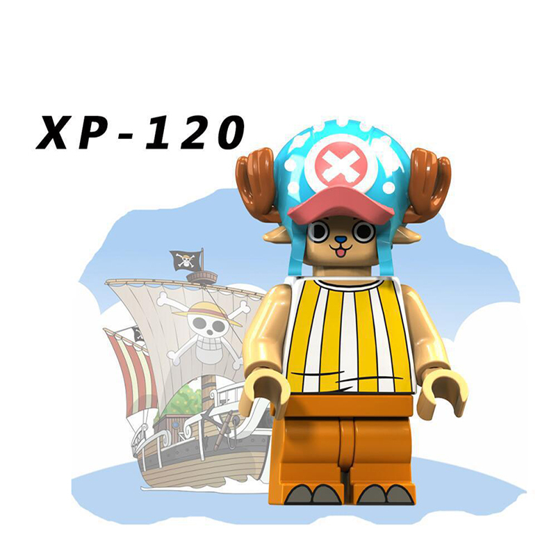 XP119 XP120 One Piece Japanese AnimeTony Tony Chopper Minifigs Action Figure Building Blocks Cartoon Movie Model Kids Birthday Gift