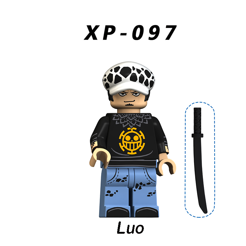 KT1013 One Piece Robin Sabo Minifig Building Blocks Brooke Ace Action Figures Cartoon Movie Model Children Toys Birthday Gifts