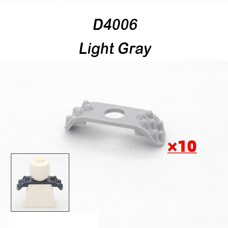 D4006 MOC Medieval Military Weapons Shoulder Armor Building Blocks Kits Knights Soldiers Accessories Bricks Toys Boys Children Gift