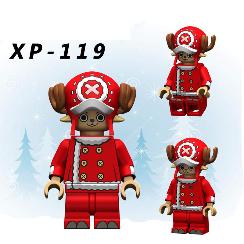 XP119 XP120 One Piece Japanese AnimeTony Tony Chopper Minifigs Action Figure Building Blocks Cartoon Movie Model Kids Birthday Gift