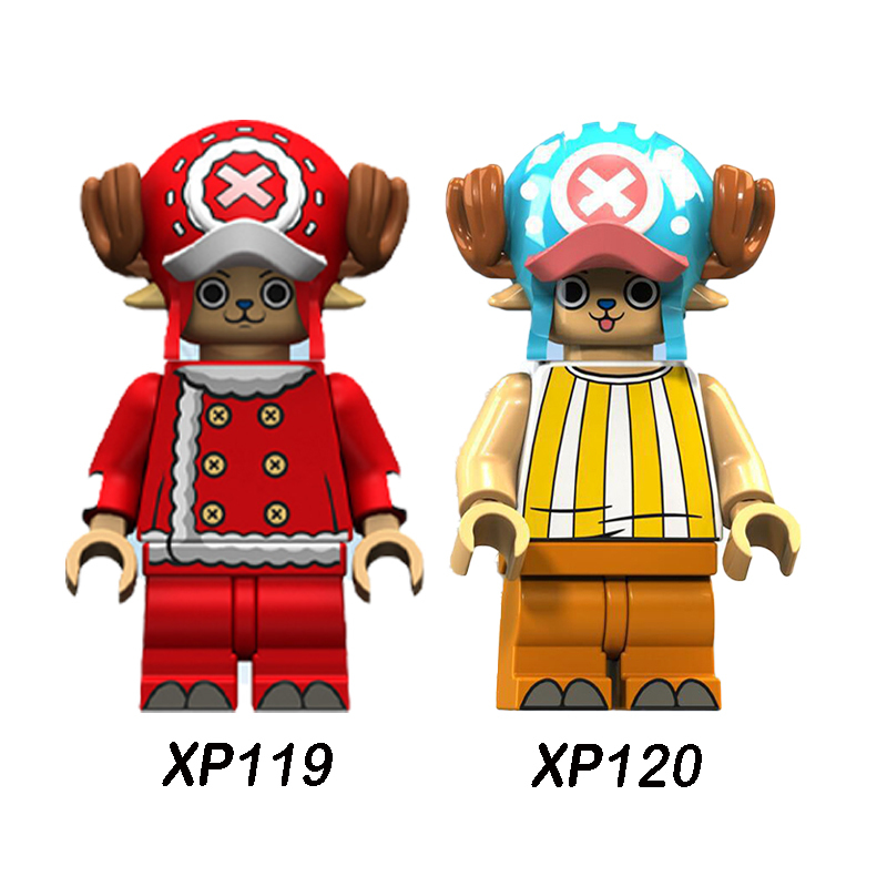 XP119 XP120 One Piece Japanese AnimeTony Tony Chopper Minifigs Action Figure Building Blocks Cartoon Movie Model Kids Birthday Gift