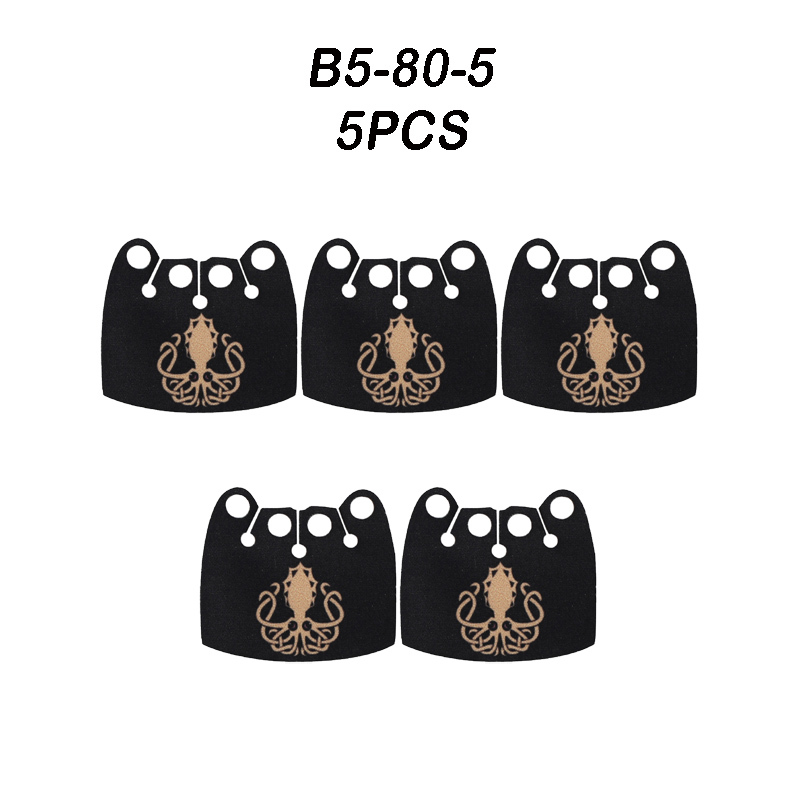MOC Medieval Military Wolf Flag Building Blocks Rome Eagle Knights Banner Stand Lion Castle Accessories Minifigs Bricks Toys Kids Gift