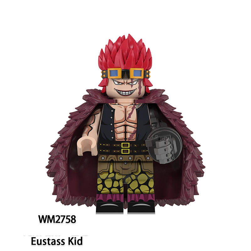 WM6188 One Piece Japanese Anime Vinsmoke Reiju Kaidou Action Figures Charlotte Katakuri Building Blocks Cartoon Children Gift