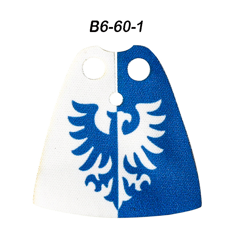 MOC Medieval Military Wolf Flag Building Blocks Rome Eagle Knights Banner Stand Lion Castle Accessories Minifigs Bricks Toys Kids Gift