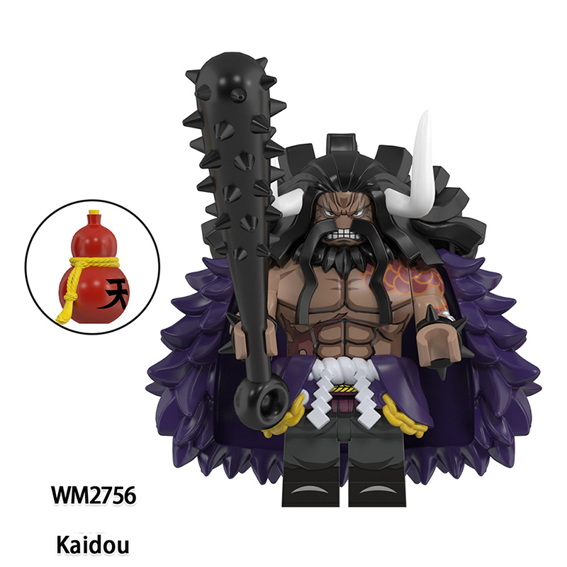 WM6188 One Piece Japanese Anime Vinsmoke Reiju Kaidou Action Figures Charlotte Katakuri Building Blocks Cartoon Children Gift