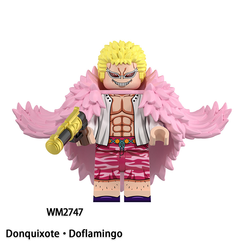 WM6187 One Piece Japanese Anime Kohza Minifigs Aramaki Action Figures Issho Building Blocks Cartoon Movie Model Kids Birthday Gift