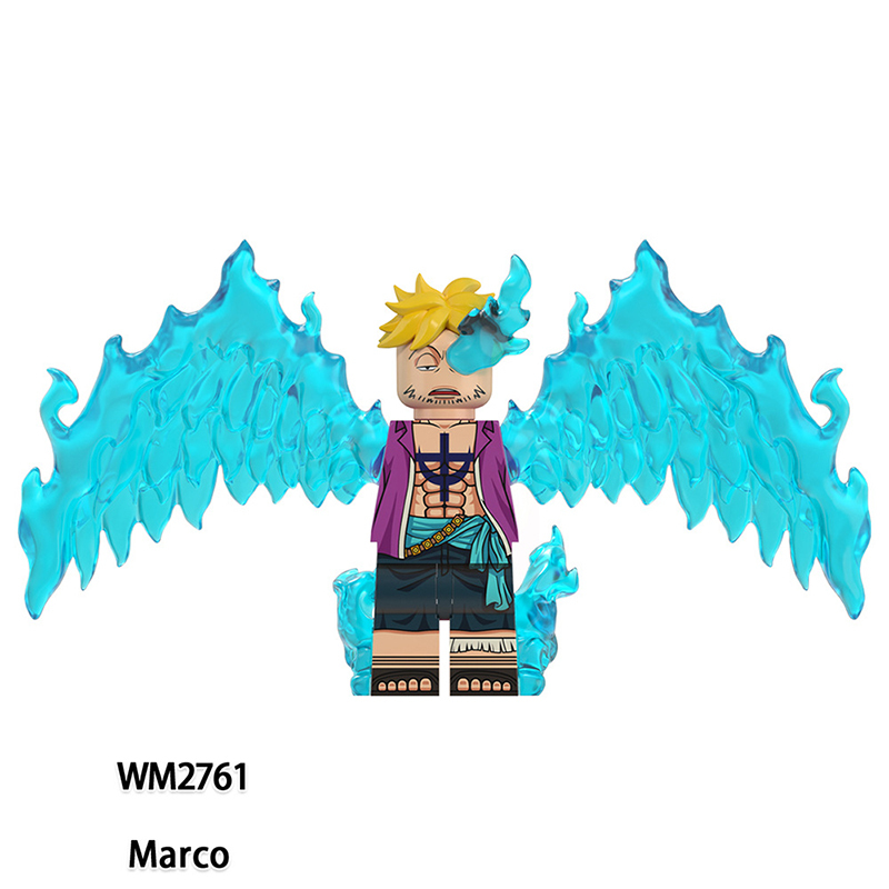 WM6188 One Piece Japanese Anime Vinsmoke Reiju Kaidou Action Figures Charlotte Katakuri Building Blocks Cartoon Children Gift