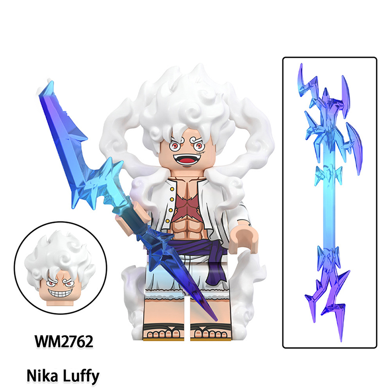 WM6189 One Piece Japanese AnimeNika Luffy Ace Action Figures Carrot Sanji Building Blocks Yamato Minifigs Cartoon Children Gift