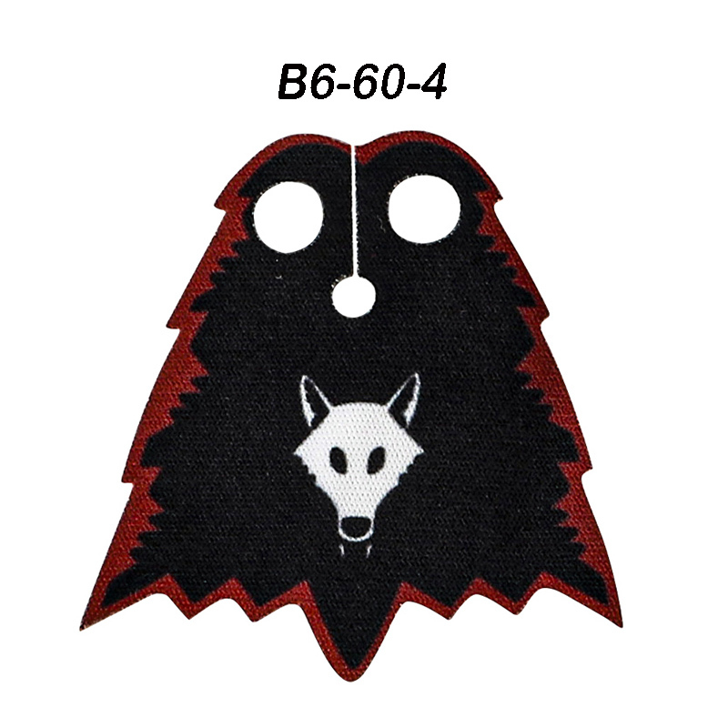 MOC Medieval Military Wolf Flag Building Blocks Rome Eagle Knights Banner Stand Lion Castle Accessories Minifigs Bricks Toys Kids Gift