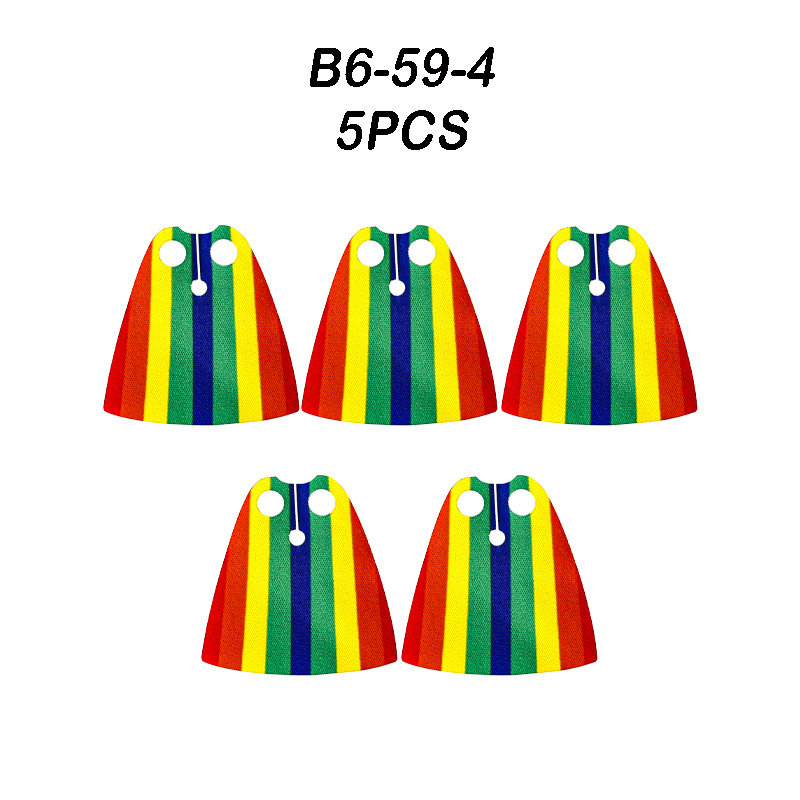 MOC Medieval Military Wolf Flag Building Blocks Rome Eagle Knights Banner Stand Lion Castle Accessories Minifigs Bricks Toys Kids Gift