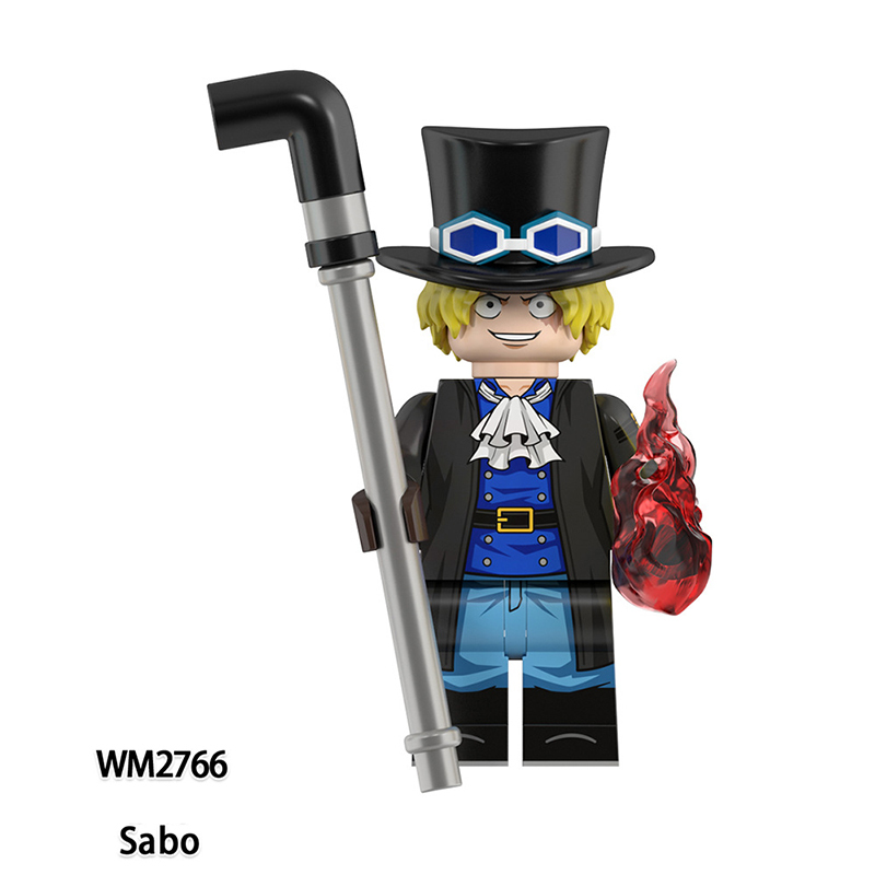 WM6189 One Piece Japanese AnimeNika Luffy Ace Action Figures Carrot Sanji Building Blocks Yamato Minifigs Cartoon Children Gift