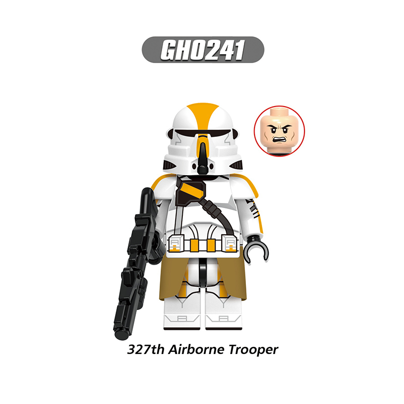 G0131 Star Wars Series Clone Stormtrooper Minifigs Building Blocks Airborne Troopers Action Figures Model Children Gifts Toys