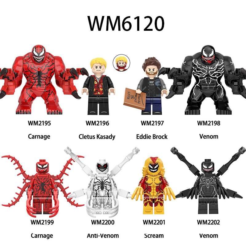 Avengers Carnage Cletus KasadyKids Bricks Weapon Compatible
