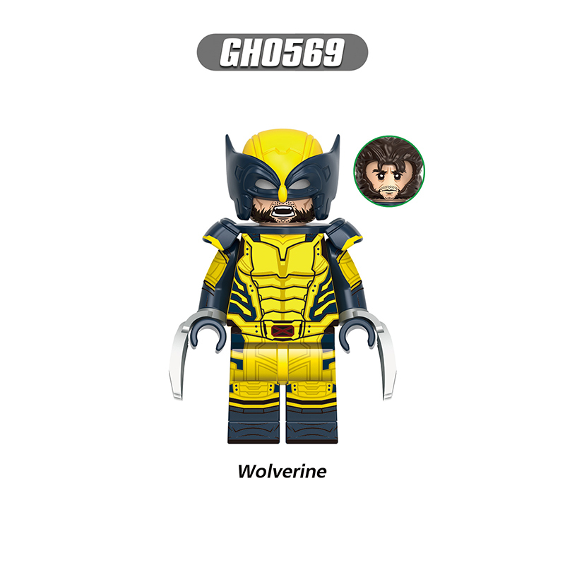G0172 Marvel Deadpool Wolverine Action Figures Building Blocks DC Comics Venmpool Minifigs Blocks Children Toys Gifts