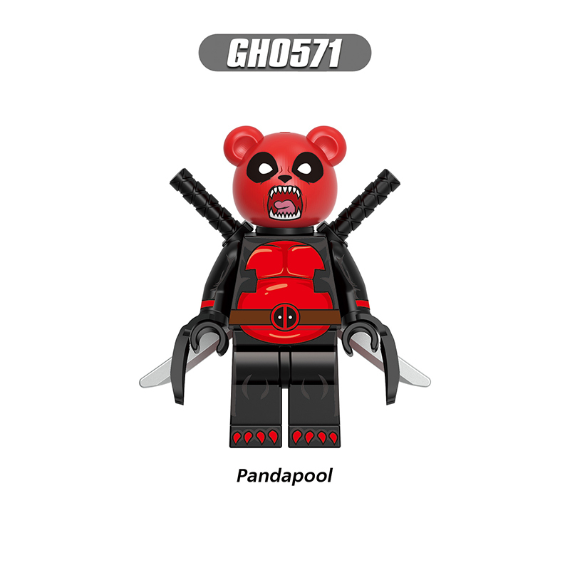 G0172 Marvel Deadpool Wolverine Action Figures Building Blocks DC Comics Venmpool Minifigs Blocks Children Toys Gifts