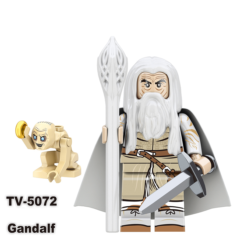 TV6409 The Lord of the Rings Gothmog Action Figures Building Blocks Military Azog Weapons Bolg Minifigs Medieval Knight Hobbit Toys