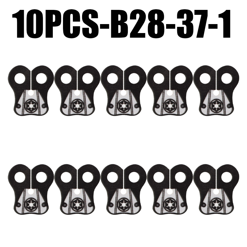 MOC Star Wars Shoulder Armor 5 Soldiers Stormtrooper Minifigs Wolfpack Trooper Building Blocks Weapons Gun Bricks Toys Kids Gift