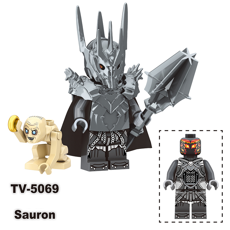 TV6409 The Lord of the Rings Gothmog Action Figures Building Blocks Military Azog Weapons Bolg Minifigs Medieval Knight Hobbit Toys