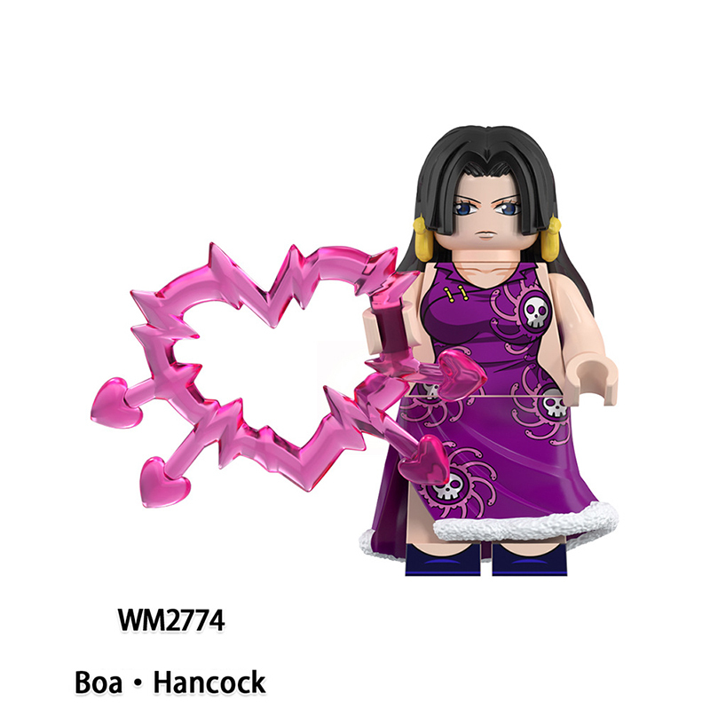 WM6190 One Piece Japanese Buggy Sir Crocodile Action Figures Jinbe Hancock Building Blocks Yamato Minifigs Cartoon Children Gift