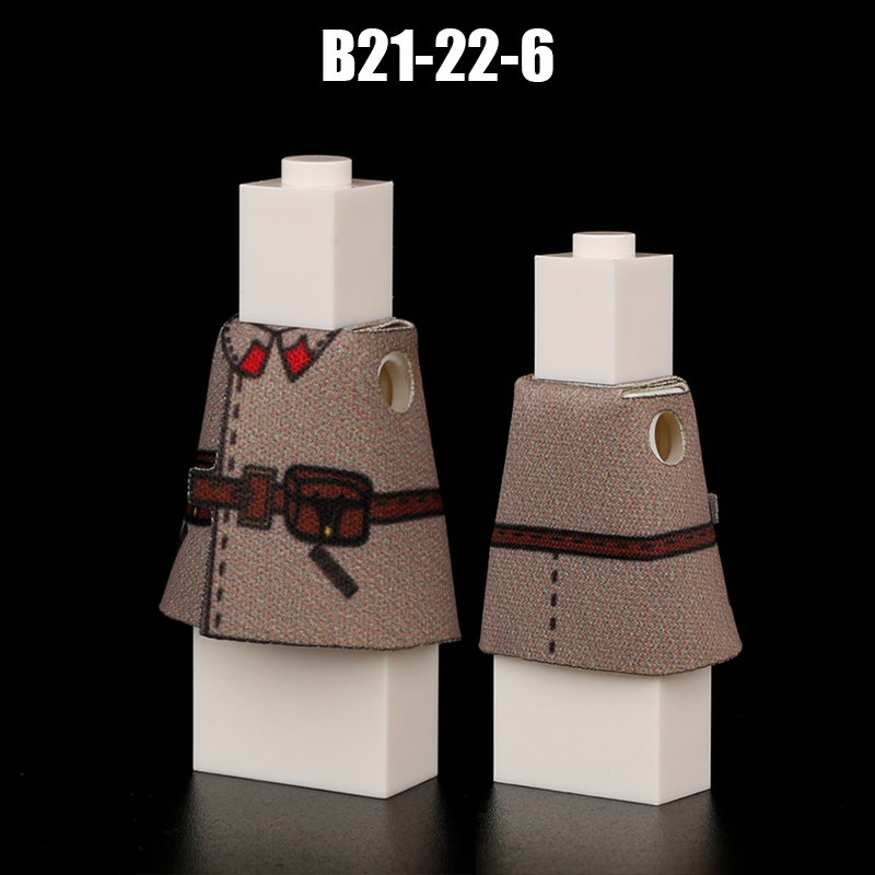 WW2 Germany Military Weapon Soviet Red Army Coat Soliders Minifigs Building Blocks Infantry Clothes Accessories Bricks Toys Kids Gift