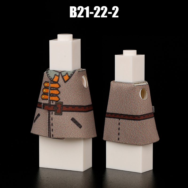 WW2 Germany Military Weapon Soviet Red Army Coat Soliders Minifigs Building Blocks Infantry Clothes Accessories Bricks Toys Kids Gift