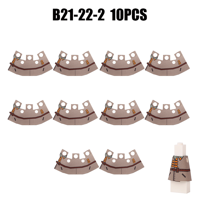 WW2 Germany Military Weapon Soviet Red Army Coat Soliders Minifigs Building Blocks Infantry Clothes Accessories Bricks Toys Kids Gift