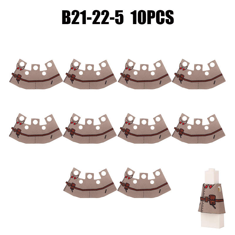 WW2 Germany Military Weapon Soviet Red Army Coat Soliders Minifigs Building Blocks Infantry Clothes Accessories Bricks Toys Kids Gift
