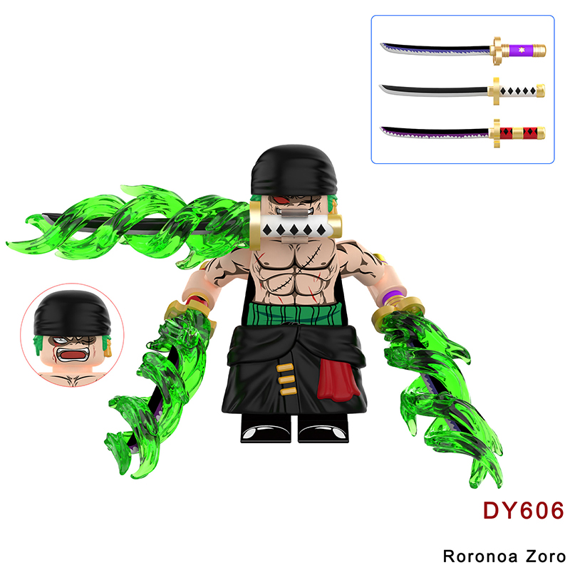 Japanese Anime Game Roronoa Zoro Action Figures Kids Compatible