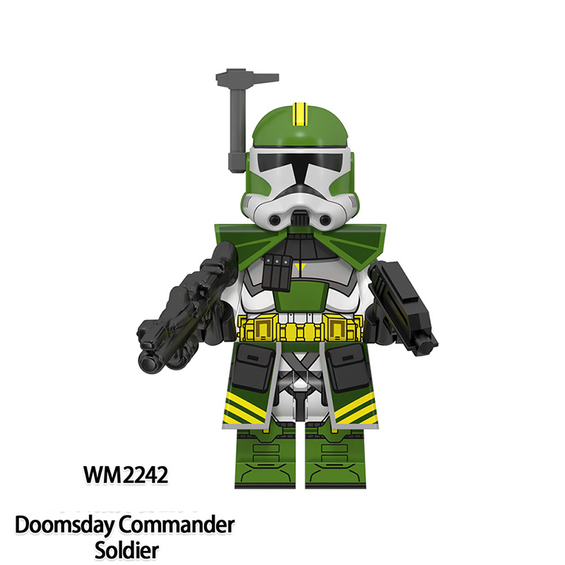 WM6125 Star Wars Minifigs Commander Doom Building Blocks Ameican Science Fiction Clone Doomsday Soliders Model Toys Gift Boy