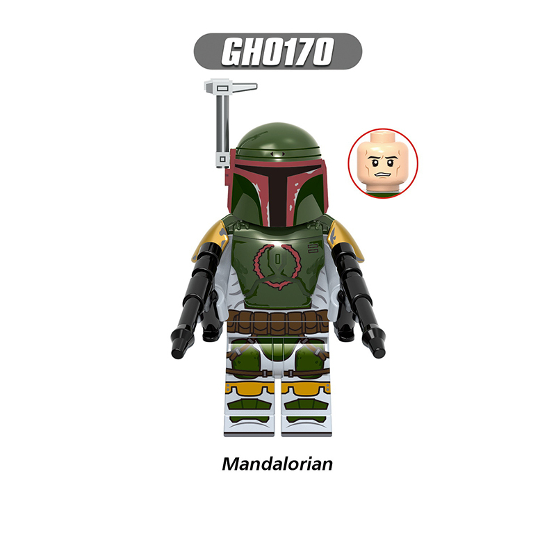 G0122 Star Wars Series Mandalorian Minifigs Building Blocks Super Commando Solider Weapon Collection Toys Children Gift