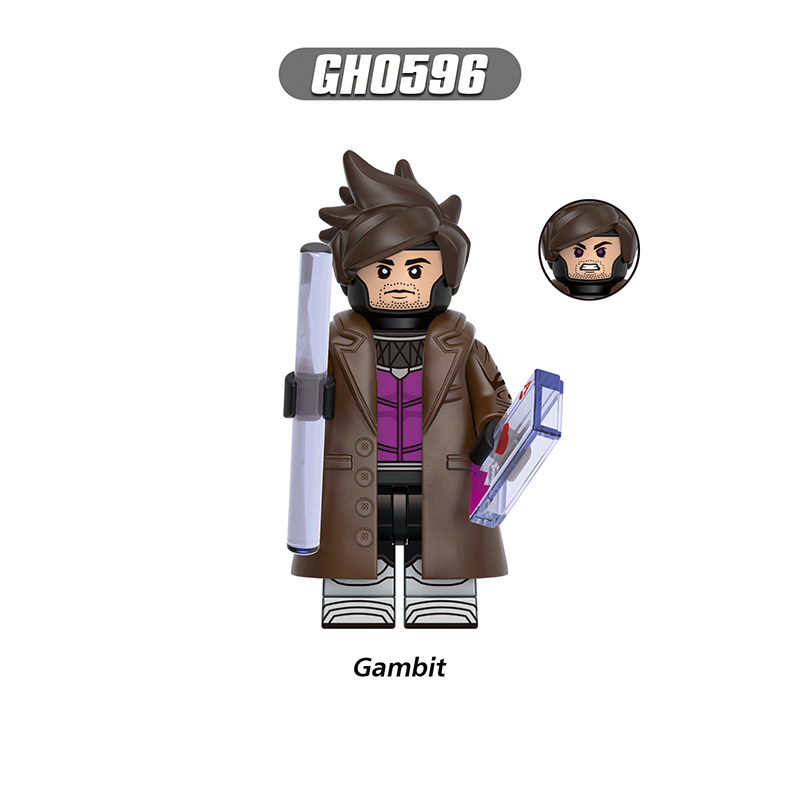 G0176 Marvel DC Wolverine Deadpool Action Figures Building Blocks Kimiko Cwboy Deadpool Minifigs Blocks Children Toys Gifts