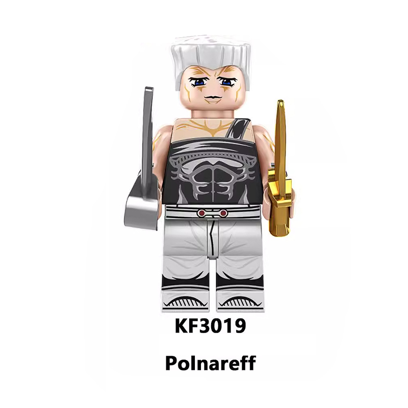Anime Cartoon Movie Avdol Polnareff Accessories Kids Bricks